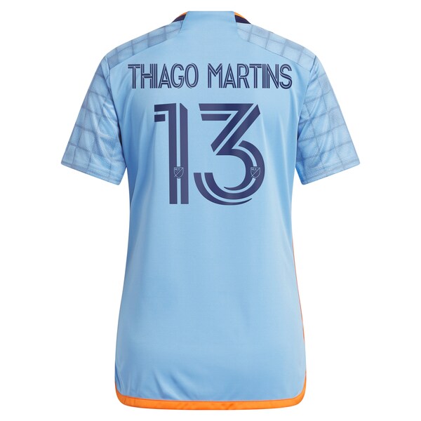 Thiago Martins New York City FC adidas Women's 2024 The Interboro Kit Replica Player Jersey - Light Blue - Image 3