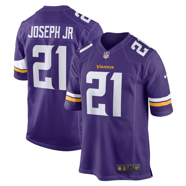 Kelvin Joseph Jr. Minnesota Vikings Nike Team Game Jersey - Purple