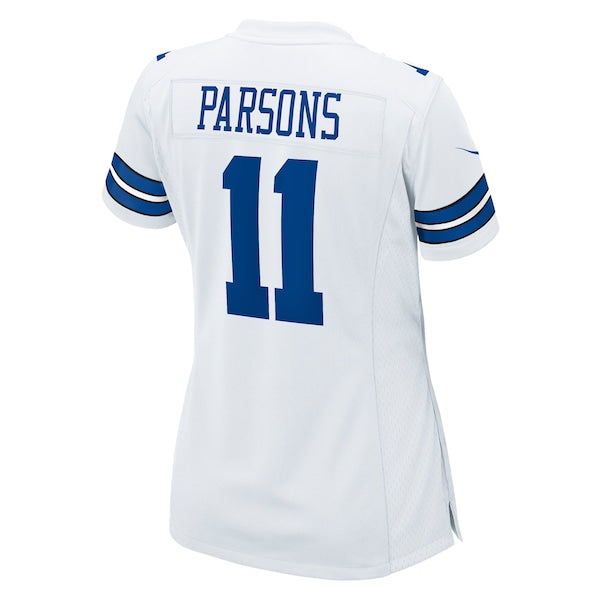 Micah Parsons Dallas Cowboys Nike Women's Game Player Jersey - White/Navy - Image 4