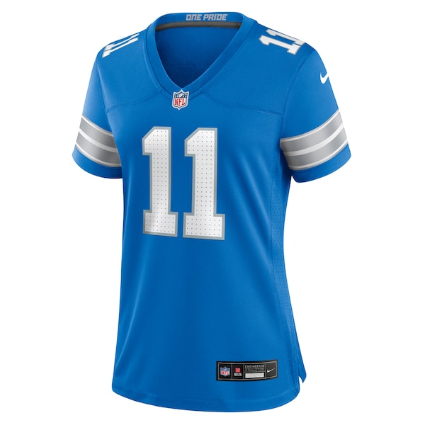 Kalif Raymond Detroit Lions Nike Women's Team Game Jersey - Blue - Image 3