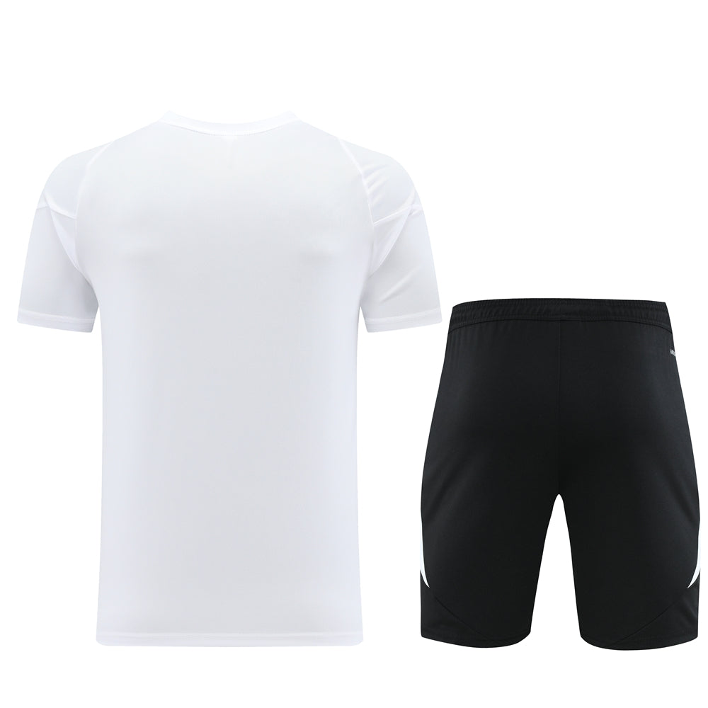 Adidas Short Sleeve Training Jersey Set - AD06- White - Image 2