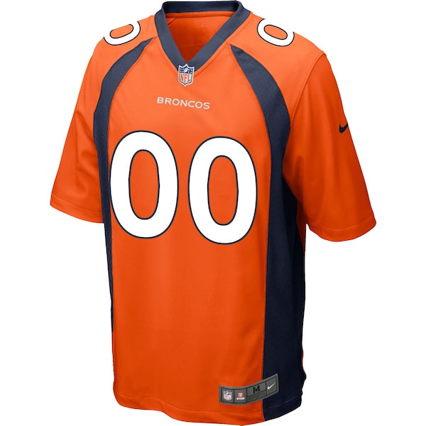 Denver Broncos Nike Custom Game Jersey - Orange - Image 2