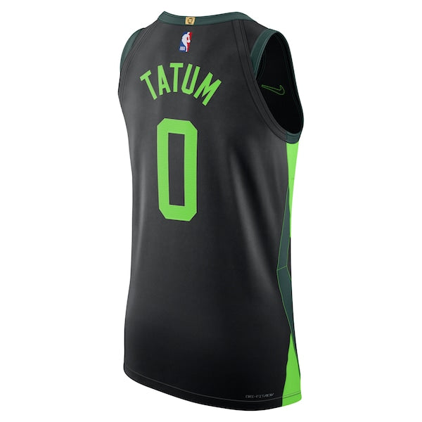 Jayson Tatum Boston Celtics Nike 2024/25 Authentic Player Jersey - City Edition - Black - Image 3
