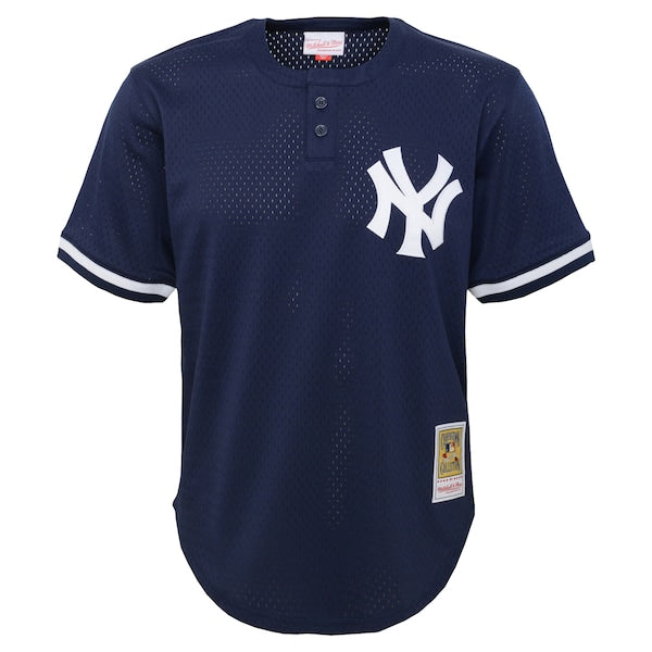 Derek Jeter New York Yankees Toddler Cooperstown Collection?Mesh Batting Practice Jersey - Navy - Image 2