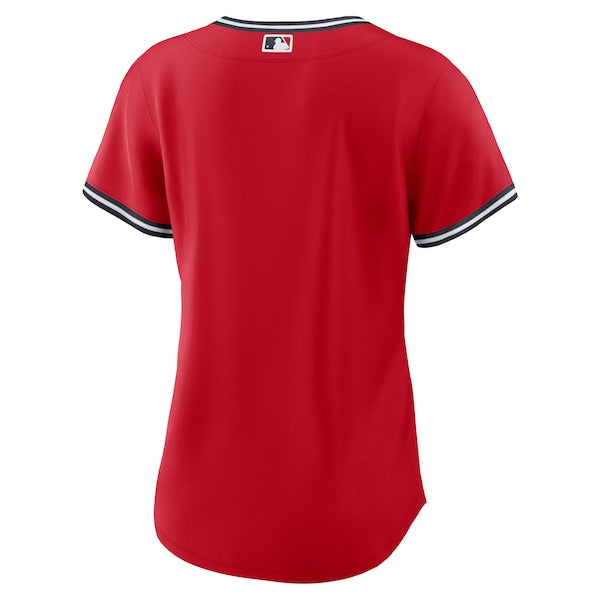 Cleveland Guardians Nike Women's Alternate 2 Replica Jersey - Red/Navy - Image 4