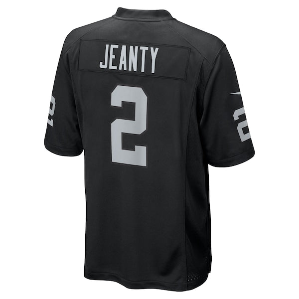 Ashton Jeanty Las Vegas Raiders Nike 2025 NFL Draft First Round Pick Game Jersey - Black - Image 3