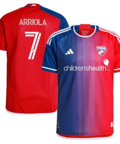 Paul Arriola FC Dallas adidas 2024 After Burner Authentic Player Jersey?¨C Navy