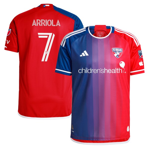 Paul Arriola FC Dallas adidas 2024 After Burner Authentic Player Jersey?ยจC Navy