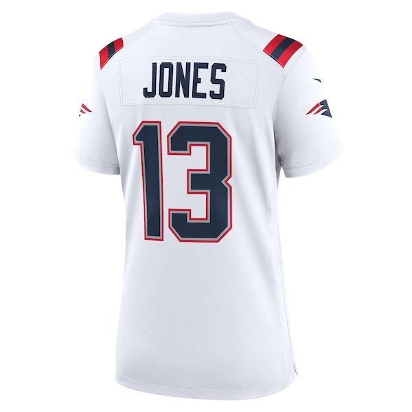 Jack Jones New England Patriots Nike Women's Game Player Jersey - White/Navy - Image 4