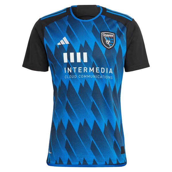 San Jose Earthquakes adidas 2024 Active Fault Jersey Replica Custom Jersey - Blue - Image 2