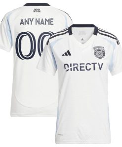 San Diego FC adidas Women's 2025 Woven Into One Replica Custom Jersey - White