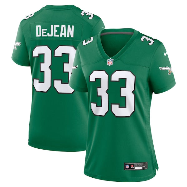 Cooper DeJean Philadelphia Eagles Nike Women's Alternate Game Jersey - Kelly Green/Green