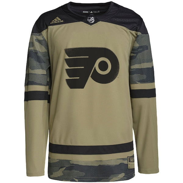 Philadelphia Flyers adidas Military Appreciation Team Authentic Custom Practice Jersey - Camo - Image 2