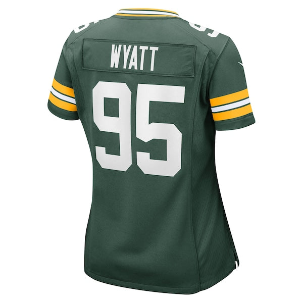 Devonte Wyatt Green Bay Packers Nike Women's Player Game Jersey - Green - Image 3
