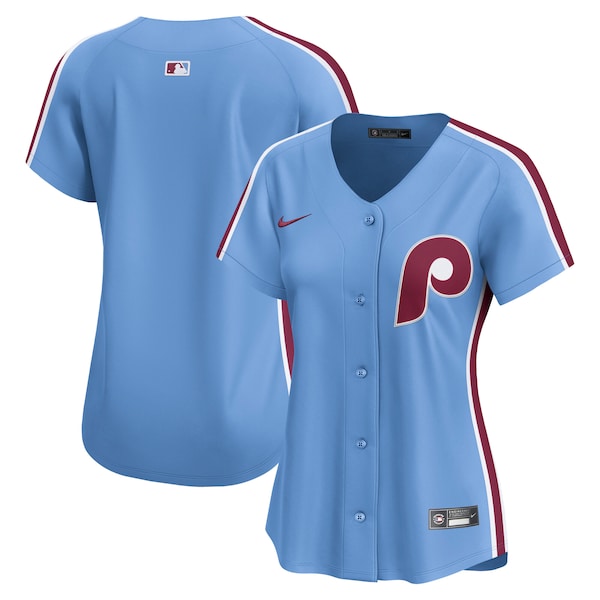 Philadelphia Phillies Nike Women's Alternate Limited Jersey - Light Blue/White - Image 2