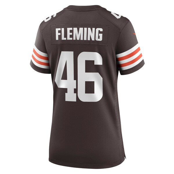 Don Fleming Cleveland Browns Nike Women's Retired Player Jersey - Brown - Image 3