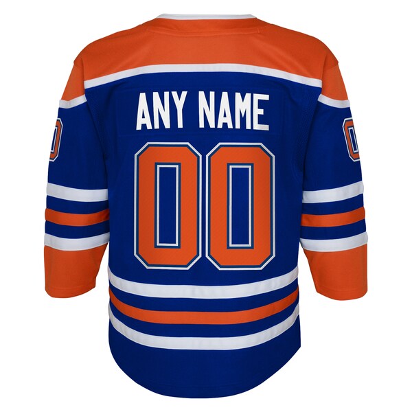 Edmonton Oilers Outerstuff Youth Home Replica Custom Jersey - Royal - Image 3