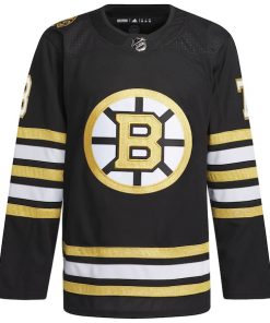 Alternative view of Charlie McAvoy Boston Bruins adidas  Primegreen Authentic Pro Player Jersey - Black