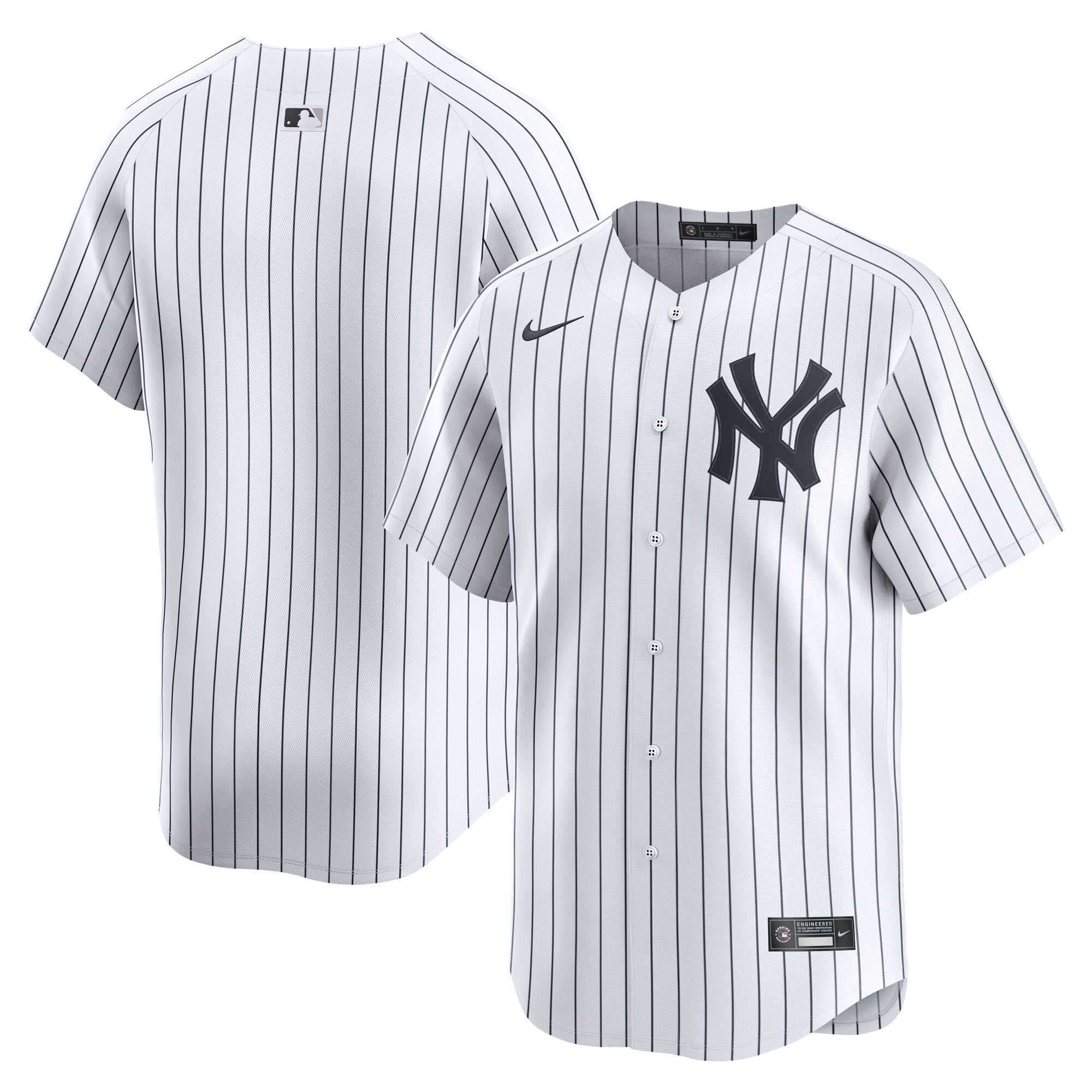 New York Yankees Nike Away Limited Jersey - Gray/White - Image 6