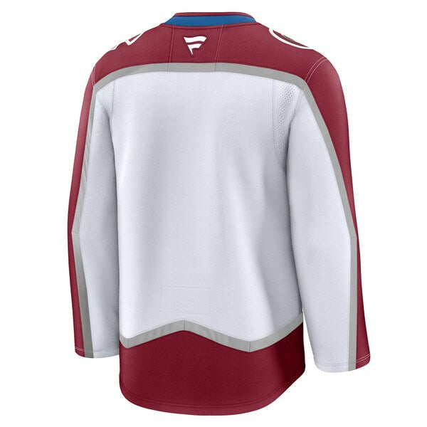 Colorado Avalanche Away Premium Jersey - White/Navy/Burgundy - Image 5