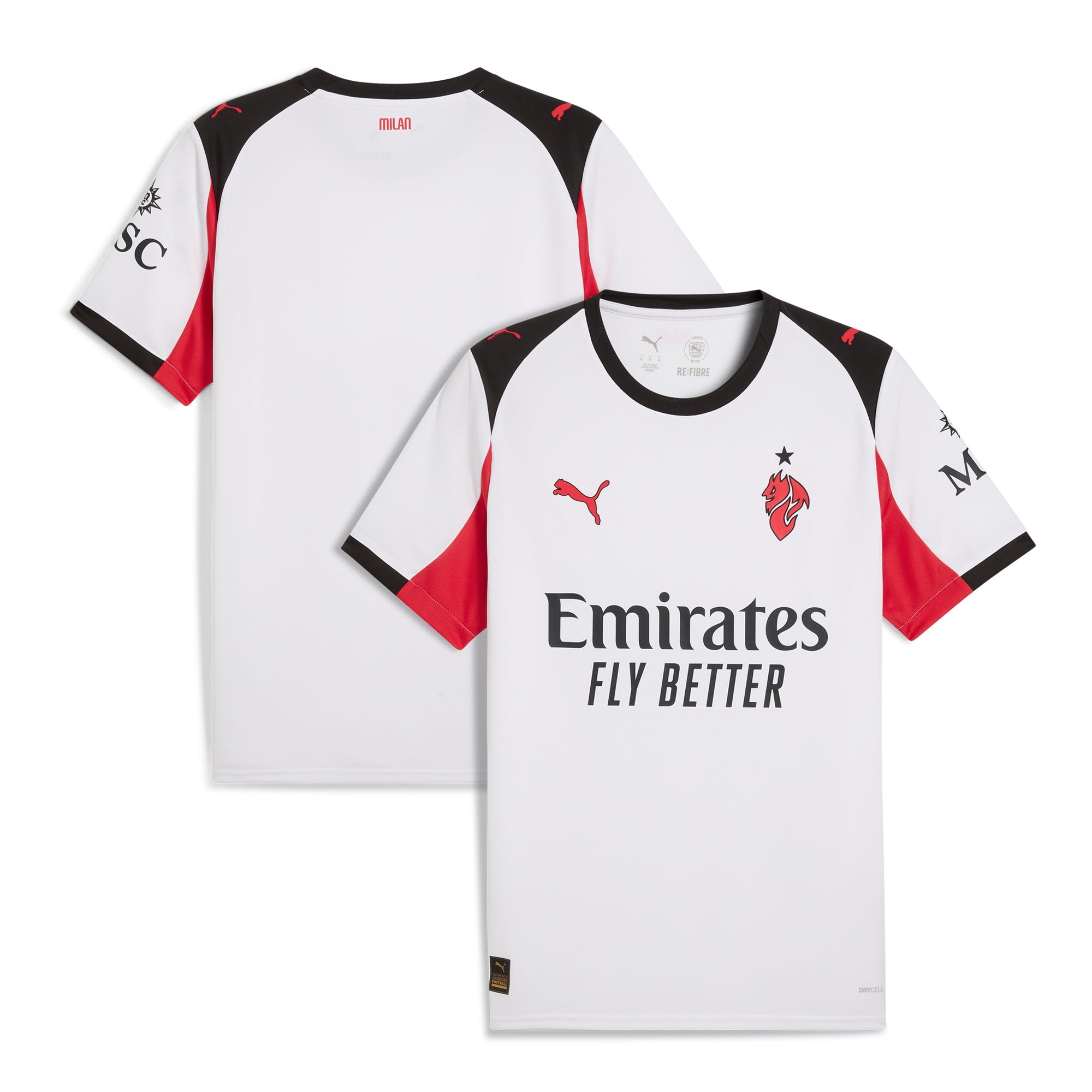 AC Milan Puma 2025/26 Home Replica Jersey - Red/White - Image 8