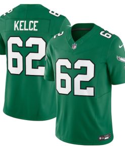 Jason Kelce Philadelphia Eagles Nike Vapor F.U.S.E. Limited Jersey - Kelly Green/Green
