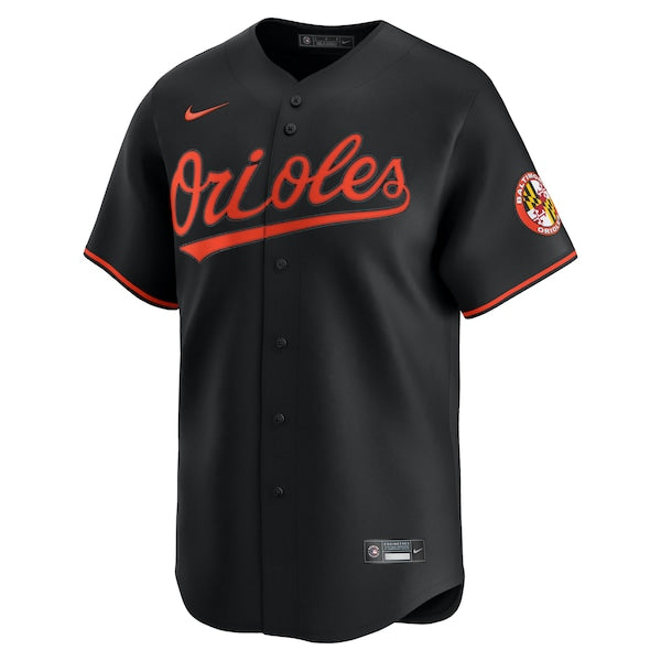 Baltimore Orioles Nike Limited Alternate Blank Replica Jersey - Black/White - Image 3