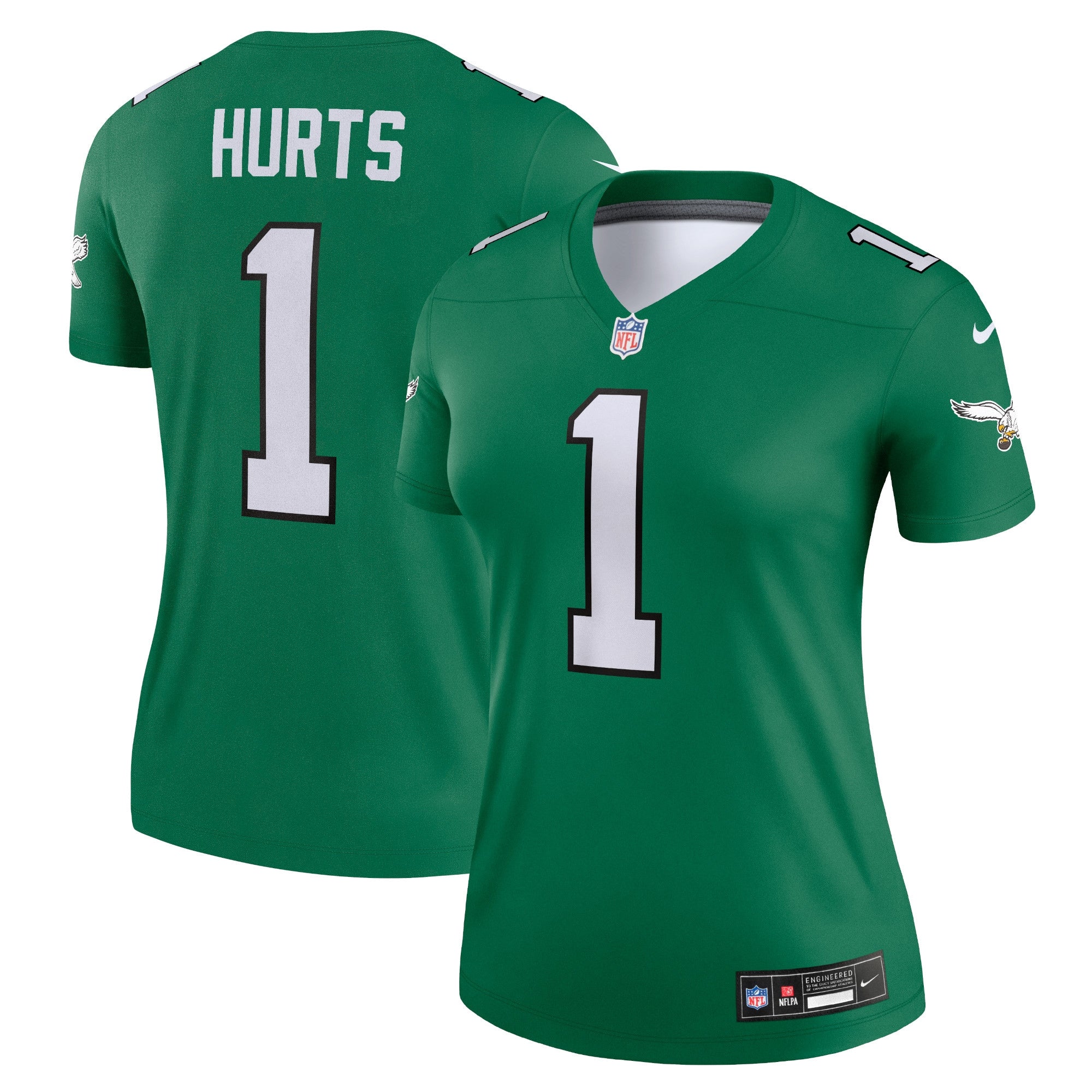 Jalen Hurts Philadelphia Eagles Nike Women's Legend Jersey - Black - Image 6