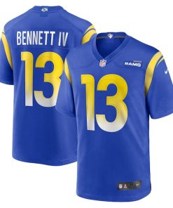 Stetson Bennett Los Angeles Rams Nike Team Game Jersey - Royal/White