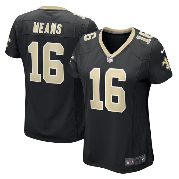 Bub Means New Orleans Saints Nike Women's Game Jersey - Black