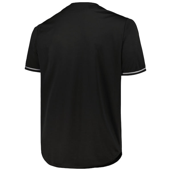 New York Yankees Big & Tall Pop Fashion Jersey - Black/Gray - Image 3