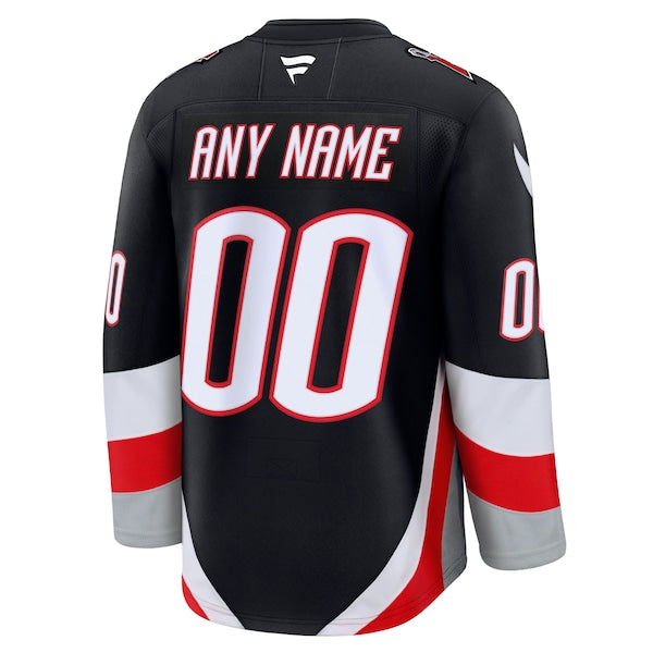 Buffalo Sabres Alternate Premium Custom Jersey - Black/Royal/White - Image 4