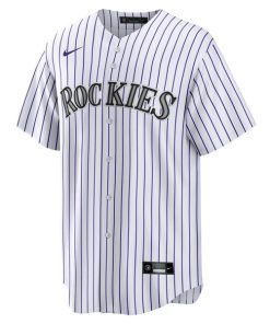 Alternative view of Ezequiel Tovar Colorado Rockies Nike Home Replica Jersey - White