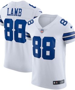 CeeDee Lamb Dallas Cowboys Nike Vapor Elite Jersey - White/Navy