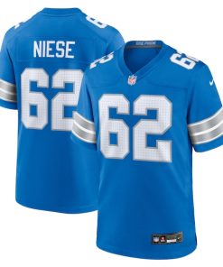 Michael Niese Detroit Lions Nike Team Game Jersey -  Blue
