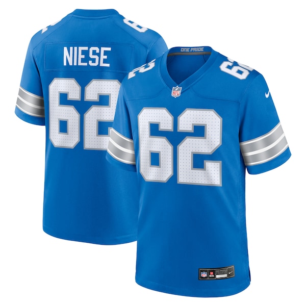 Michael Niese Detroit Lions Nike Team Game Jersey - Blue