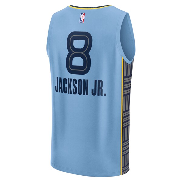 Jaren Jackson Jr. Memphis Grizzlies Youth Fast Break Replica Jersey - Light Blue - Statement Edition - Image 3