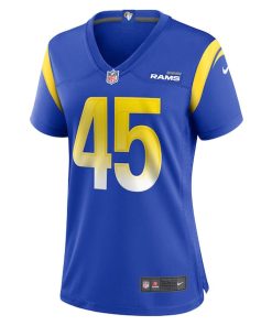 Alternative view of Neal Johnson Jr Los Angeles Rams Nike Women's Game Jersey -  Royal