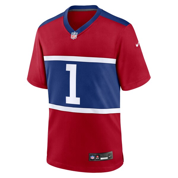 Abdul Carter New York Giants Nike First Round Pick Alternate Game Jersey - Red - Image 2