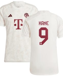Harry Kane Bayern Munich adidas 2023/24 Third Replica Player Jersey - White
