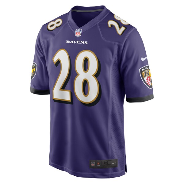 Trayvon Mullen Jr. Baltimore Ravens Nike Team Game Jersey - Purple - Image 2