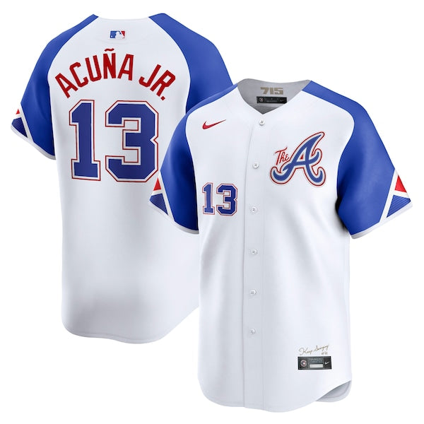 Ronald Acu?a Jr. Atlanta Braves Nike City Connect Limited Jersey - White