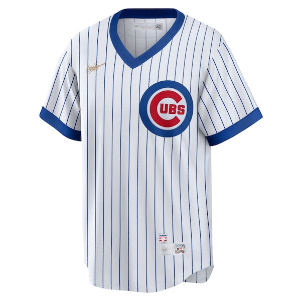 Ernie Banks Chicago Cubs Nike Home Cooperstown Collection Player Jersey - White - Image 2