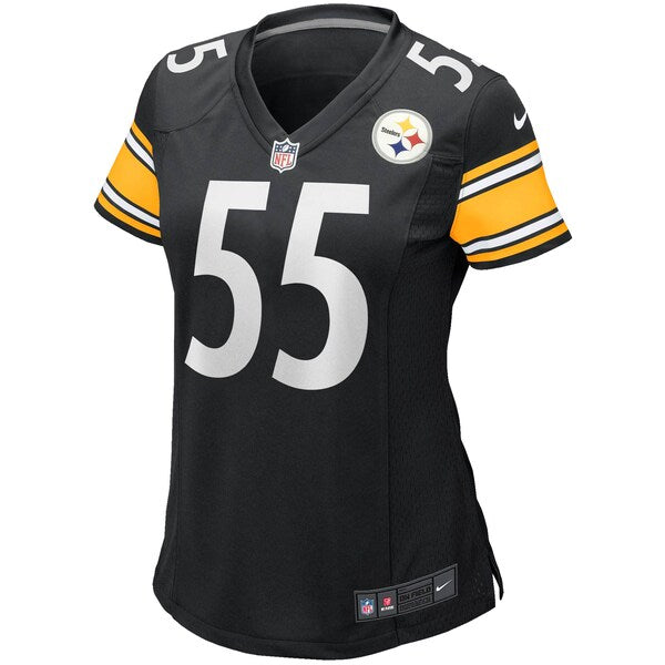 Devin Bush Pittsburgh Steelers Nike Women's Player Jersey - Black - Image 2