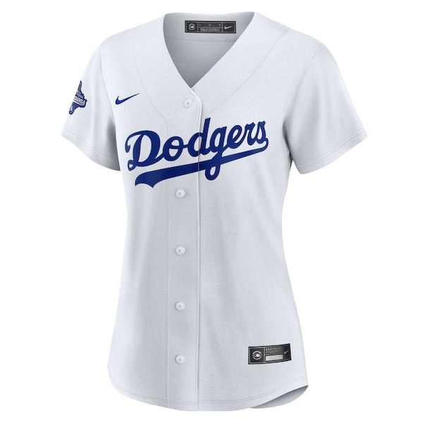 Clayton Kershaw Los Angeles Dodgers Nike Women's Home 2025 World Series Champions Replica Jersey - White - Image 2
