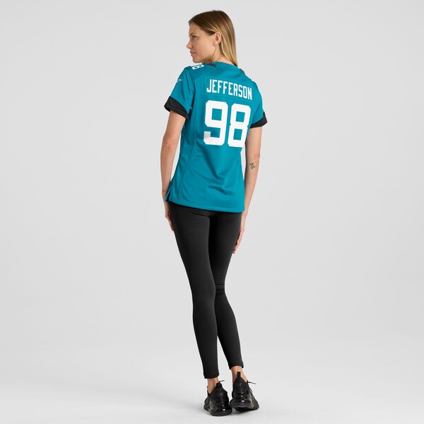 Jordan Jefferson Jacksonville Jaguars Nike Women's Game Jersey - Teal - Image 5