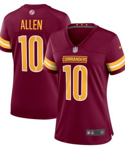 Kazmeir Allen Washington Commanders Nike Women's Team Game Jersey - Burgundy
