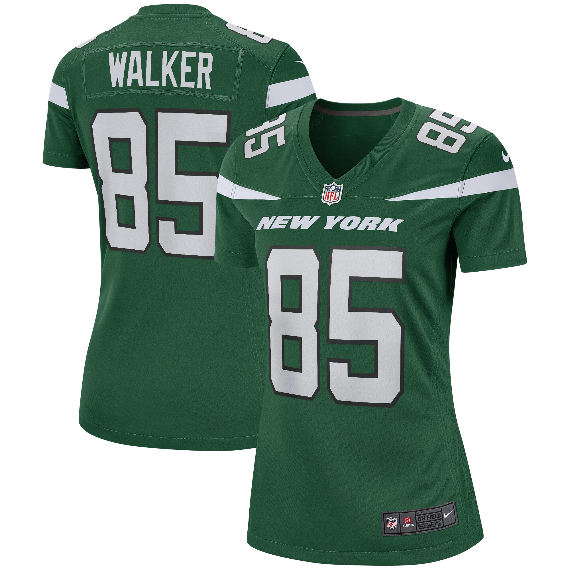 Wesley Walker New York Jets Nike Women's Legacy Retired Player Game Jersey - White/Green - Image 6