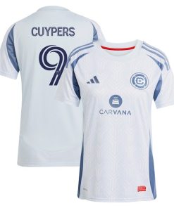 Hugo Cuypers Chicago Fire adidas Women's 2025 The Municipal Kit Replica Player Jersey - Light Blue