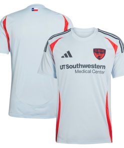 Alternative view of FC Dallas adidas 2025 The Inferno Kit Replica Jersey - Light Blue